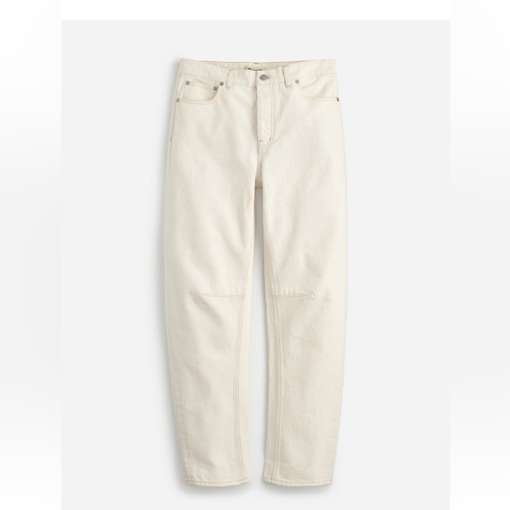 Madewell Darted Barrel-leg Jean in Vintage Canvas - Picture 4 of 6